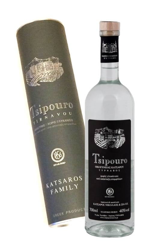 Tsipouro Tirnavos without anise Gift Pack