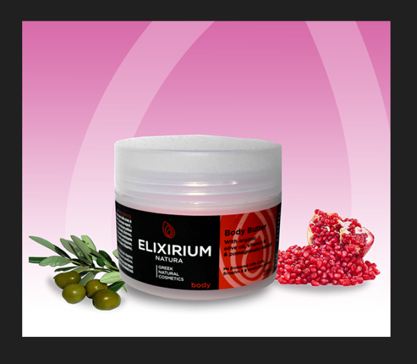 ELIXIRIUM NATURA -BODY BUTTER POMEGRANATE 200ML