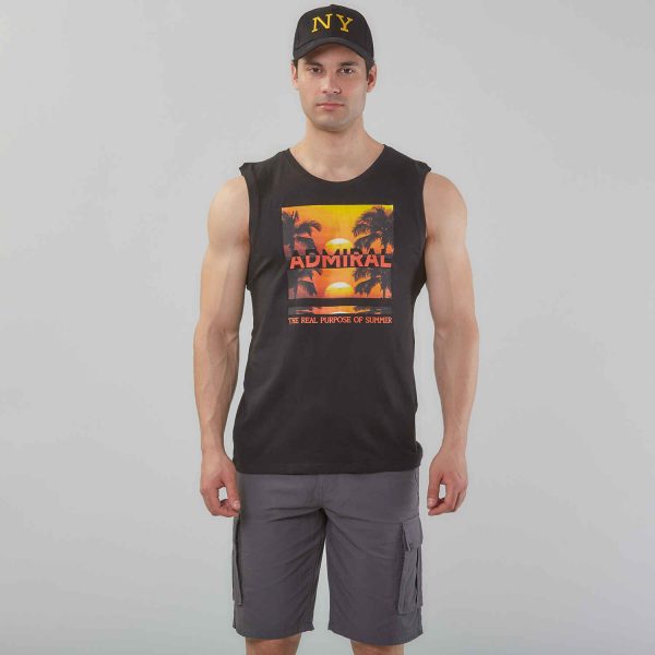 Admiral Men's Sleeveless Shirt Land - Image 3